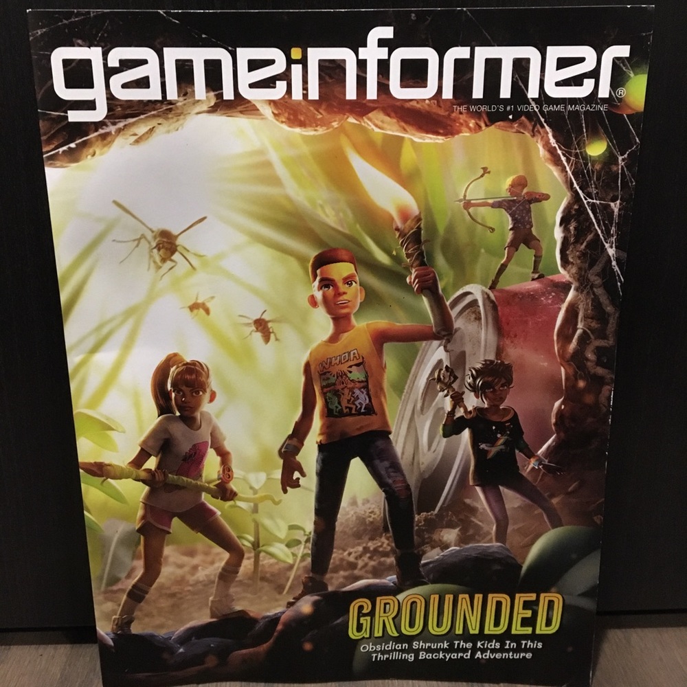 Game Informer Magazine #325 Grounded Obsidian Xbox Cover OOP Collectible